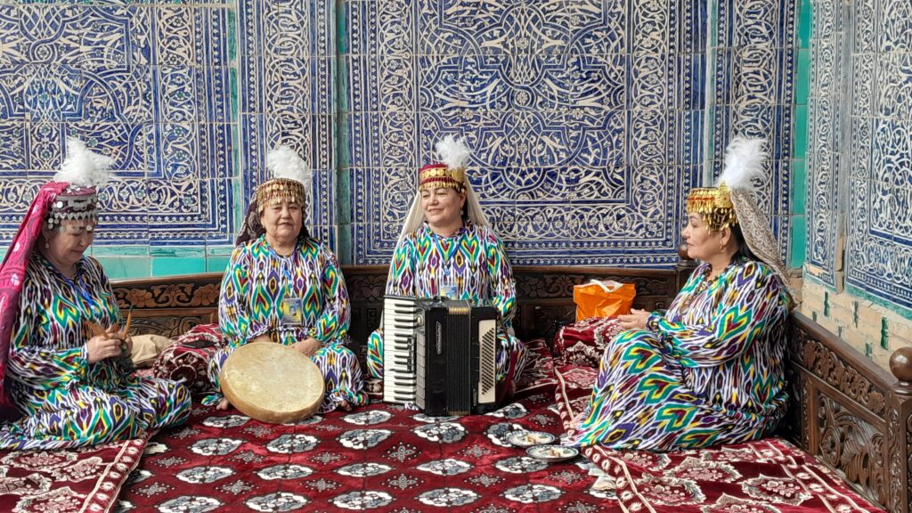 Uzbeks are social and warm in their interactions, music and performances